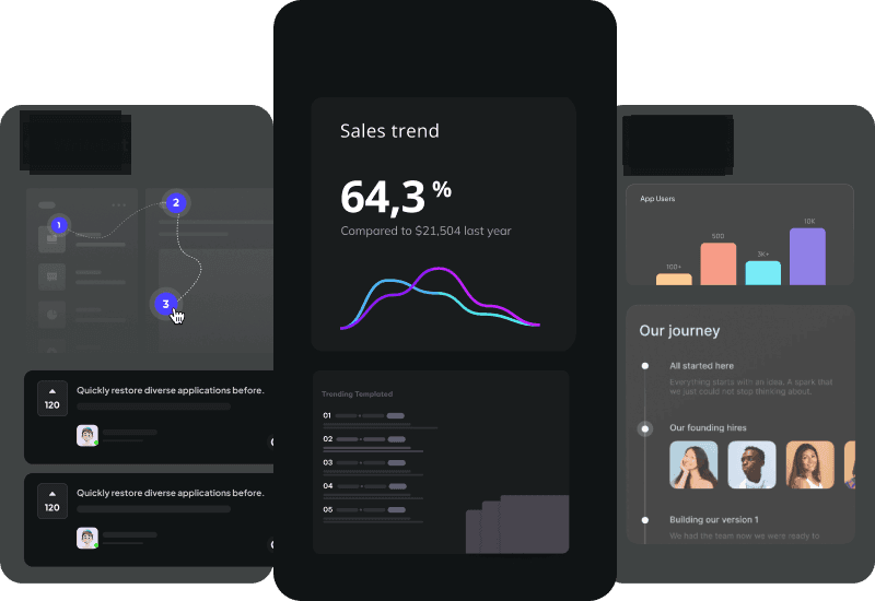 Mobile screen mockup