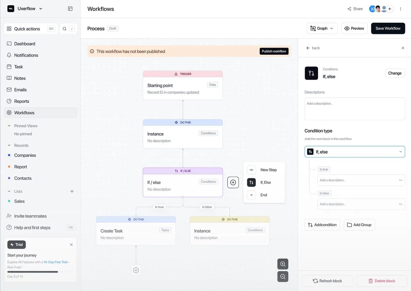 Workflow Dashboard