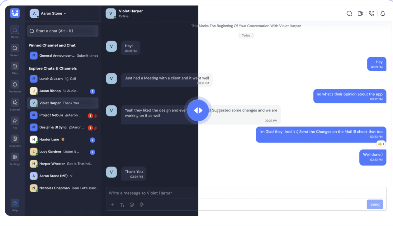 Teamwork intelligently interface image