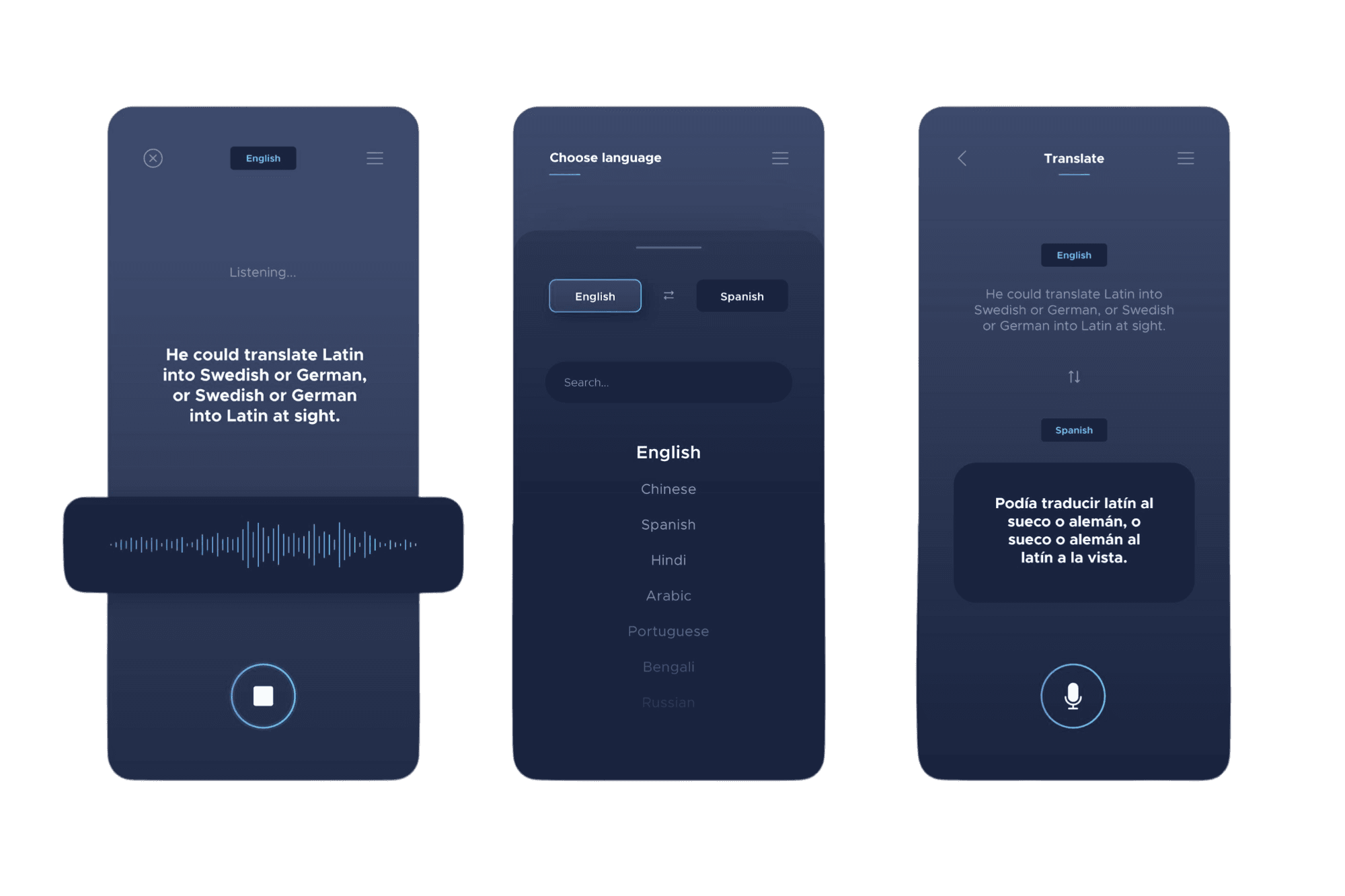 AI voice agents dashboard interface