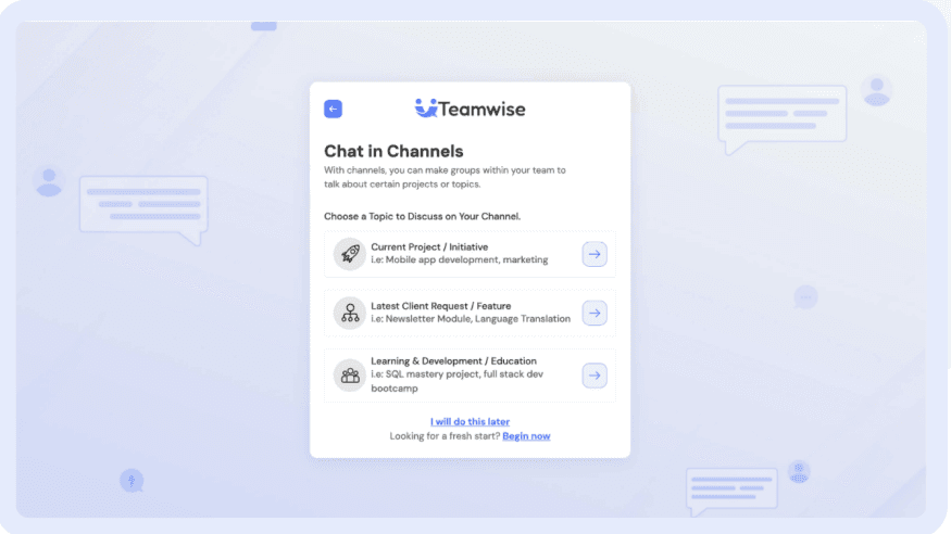 Name Your First Channel